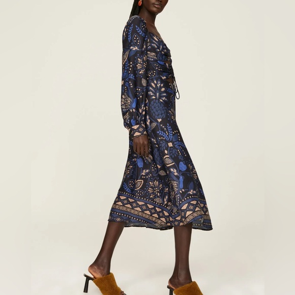 NWT Farm Rio Macaw Forest Dress size S Small Gorgeous just not my size - Picture 4 of 7